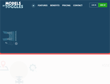 Tablet Screenshot of modelsbytoggles.com